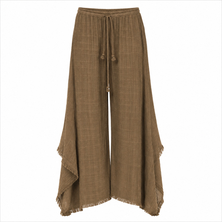 Kahve bohemian pantolon 5233