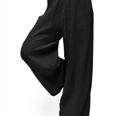 Siyah müslin pantolon 5020