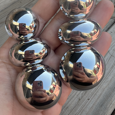 XL silver küpe