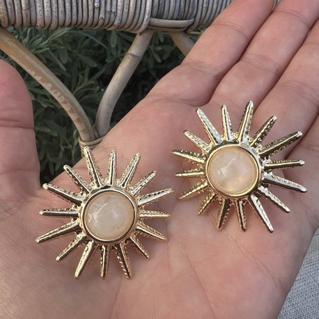 Bej sun küpe