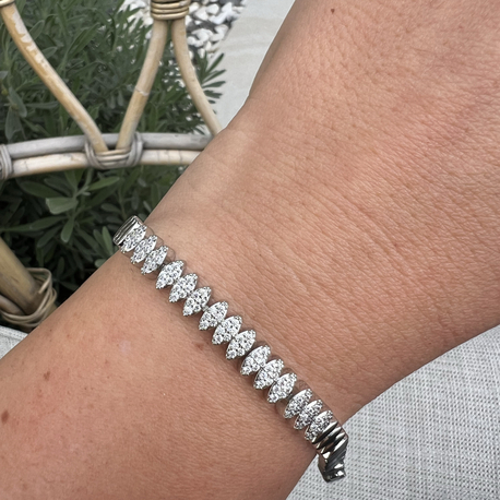 Petite silver bileklik
