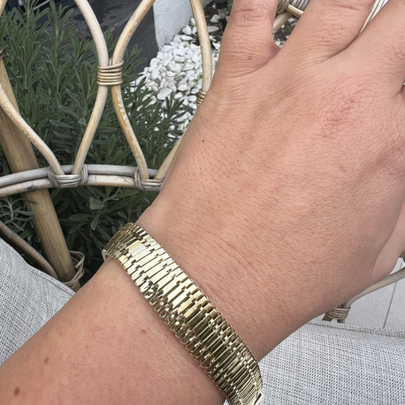 Bold gold bileklik