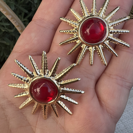 Red sun küpe