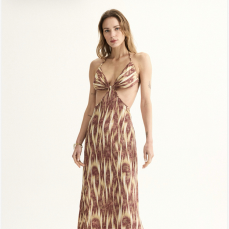 Artemis maxi ipek elbise SL158