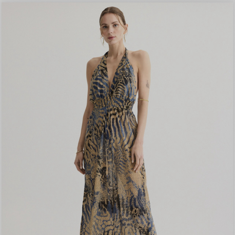 Signes liora maxi elbise DR159