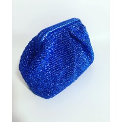 Parlak rafya ip burslu çanta 