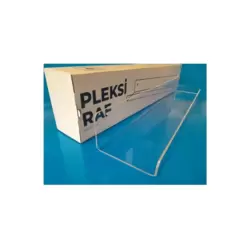 Pleksi Raf Genişlik 35cm X 10cm 4mm Pleksiden Üretilir