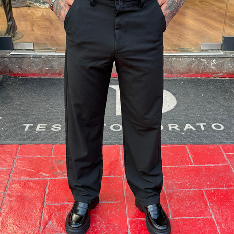 SİYAH PREMİUM KUMAŞ PANTALON 