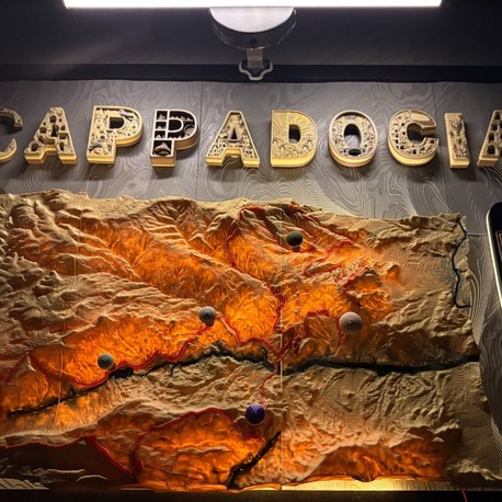 CAPPADOCIA | Personalized 3D Memory Frame-CAPPADOCIA  | Kişiye Özel 3D Hatıra Tablosu-A2(42 x 59,