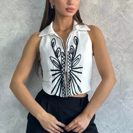 Asil Nakış Detaylı Gömlek