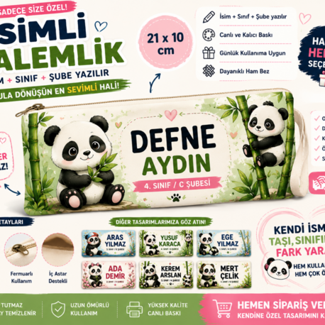 Kişiye özel kalemlik 21*10cm