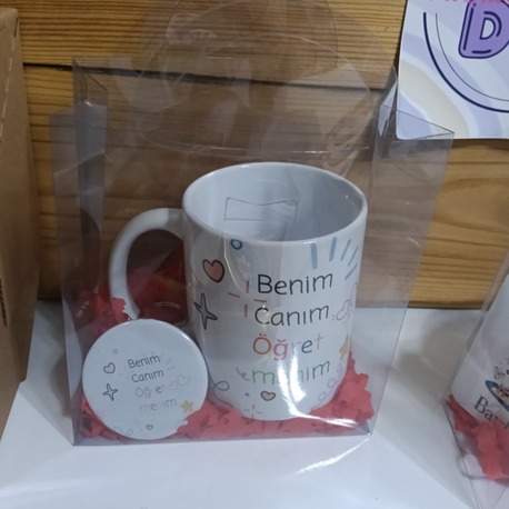 Seffaf cantali kupa bardagi 2'li set