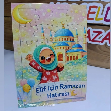 Kisiye ozel isimli ramazan temali puzzel