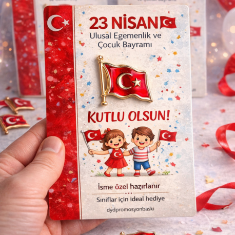 23 Nisan bayram broş