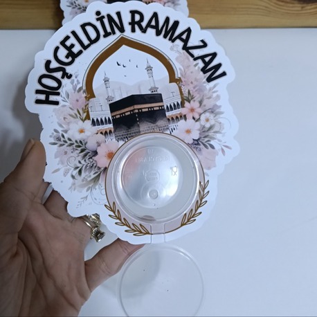 Hosgeldin ramazan temali seker kutusu