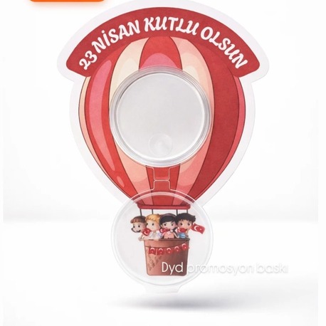 23 Nisan balon model hediye kutusu