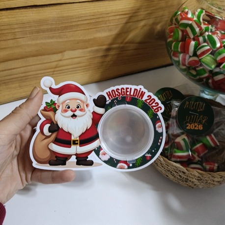 Yeni yıl boş şeker kutusu