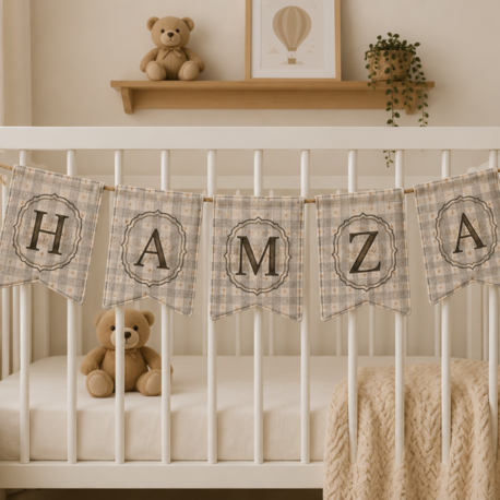  Kişiye Özel İsimli Flama Banner 