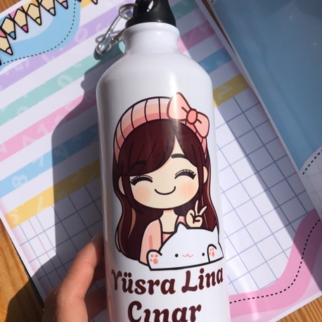 Baskılı su matarası 700ml