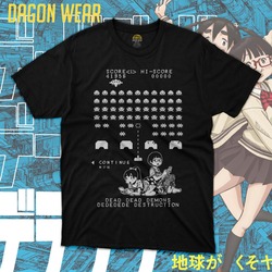 Dead Dead Demon's Dededede Destruction 8 Bit Oversize Unisex T-Shirt 