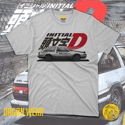 Initial D Trueno Fujiwara Takumi White Oversize Unisex T-Shirt