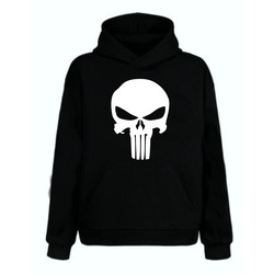 Punisher Oversize Unisex Hoodie Kapüşonlu Sweatshirt