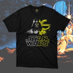 Star Wars White Yellow Oversize Unisex T-Shirt