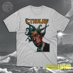 Hp Lovecraft Cthulhu (Alt-7) Oversize Unisex T-Shirt
