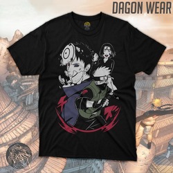 Naruto Obito Kakashi Rin Oversize Unisex T-Shirt