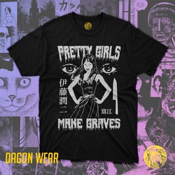Junji Ito Horror Tombs Oversize Unisex T-Shirt