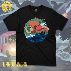 Miyazaki Ponyo Oversize Unisex T-Shirt