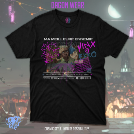 League of Legends Jinx And Ekko Special Oversize Unisex T-Shirt