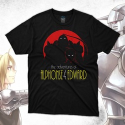 Fullmetal Alchemist FMA Alphonse and Edward Oversize Unisex T-Shirt