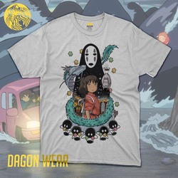 Miyazaki Spirited Away White (Alt-1) Oversize Unisex T-Shirt