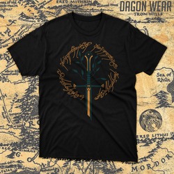 Yüzüklerin Efendisi ( Lord of the Rings ) (Alt-2) Oversize Unisex T-Shirt