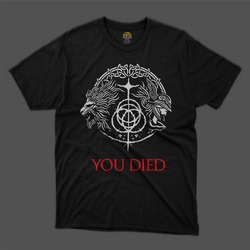 Elden Ring You Died Oversize Unisex T-Shirt