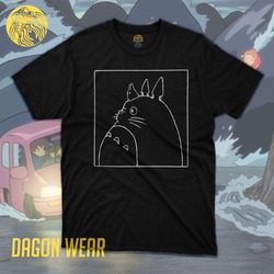 Miyazaki Totoro Square Oversize Unisex T-Shirt