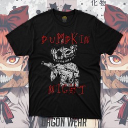 Pumpkin Night Serial Killer Oversize Unisex T-Shirt 