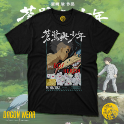 The Boy and the Heron (Çocuk ve Balıkçıl) Oversize Unisex T-Shirt