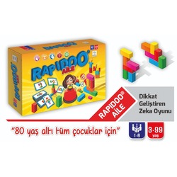 3+ Yaş Rapidoo Aile (Dikkat Geliştiren Zeka Oyunu)