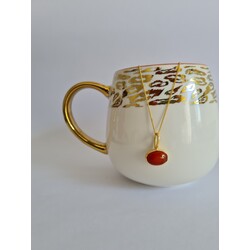 oval kırmızı akik 