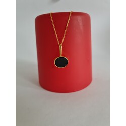 oval onix kolye 