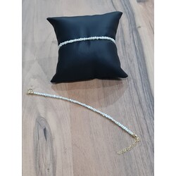 A kalite 3mm kum inci bileklik 