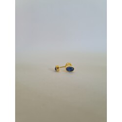 minimal kyanite küpe 