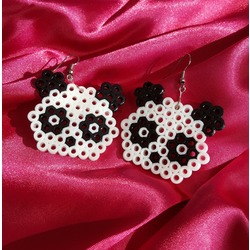 Panda Hama Boncuk Küpe