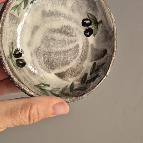 Rustic Zeytin Dekorlu Tabak/S