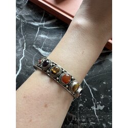 Doğal Taşlı Antik Bangle