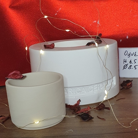 H 6.5  Çapı 8.5 altı oyuklu mug kalıbı