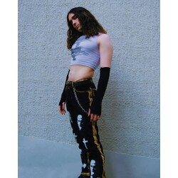 humanized sat*n pant