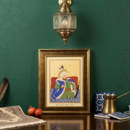 Fatih sultan Mehmed han minyatür 
